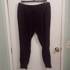 32 Degrees Ladies Fleece Jogger Pants - Purple - XL
